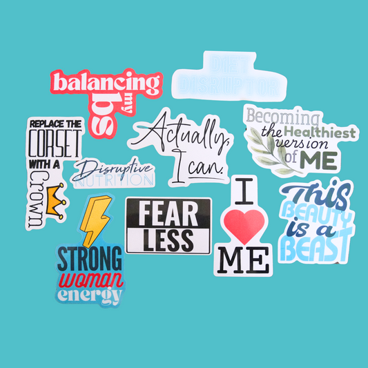 NEW Die Cut Inspirational Stickers!