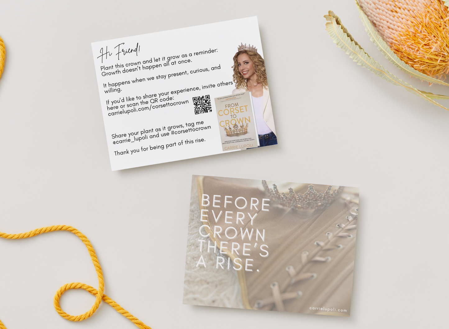 From Corset To Crown Podcast Gift