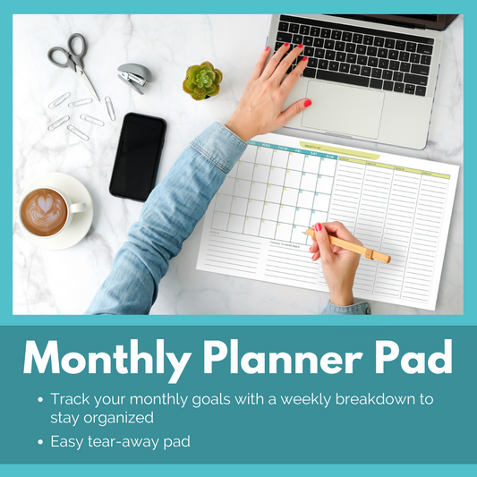 Planner Refills: Monthly Planner Pad