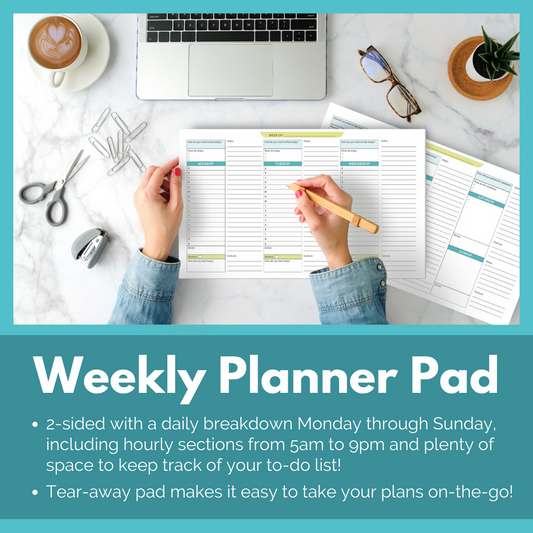 Planner Refills: Weekly Planner Pad