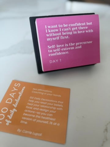 **NEW** 100 Days of 1% Daily Declarations Tear Off "Calendar"