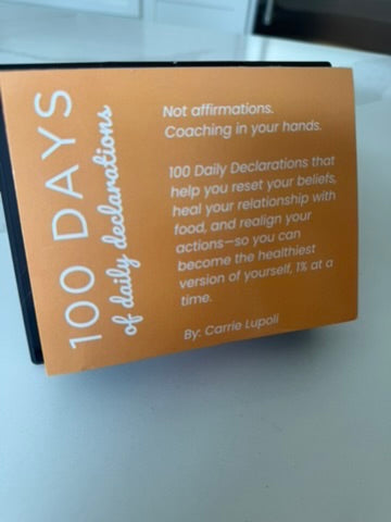 **NEW** 100 Days of 1% Daily Declarations Tear Off "Calendar"