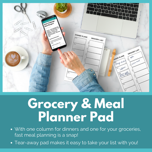 Planner Refills: Grocery and Meal Planner Pad