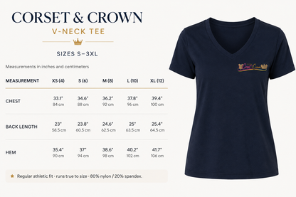 Official Event Corset & Crown V-Neck Tee (Pre Order)