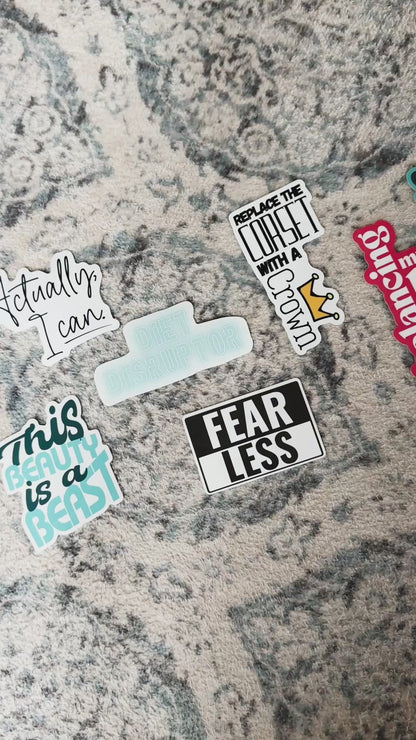 **NEW** Die Cut Inspirational Stickers!