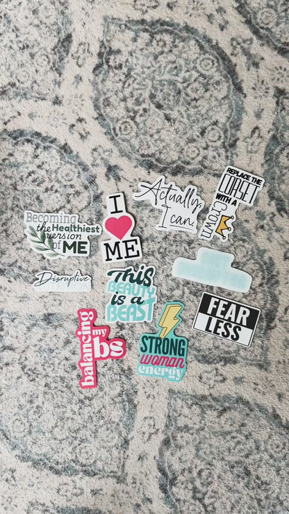 **NEW** Die Cut Inspirational Stickers!