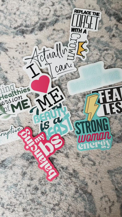 **NEW** Die Cut Inspirational Stickers!