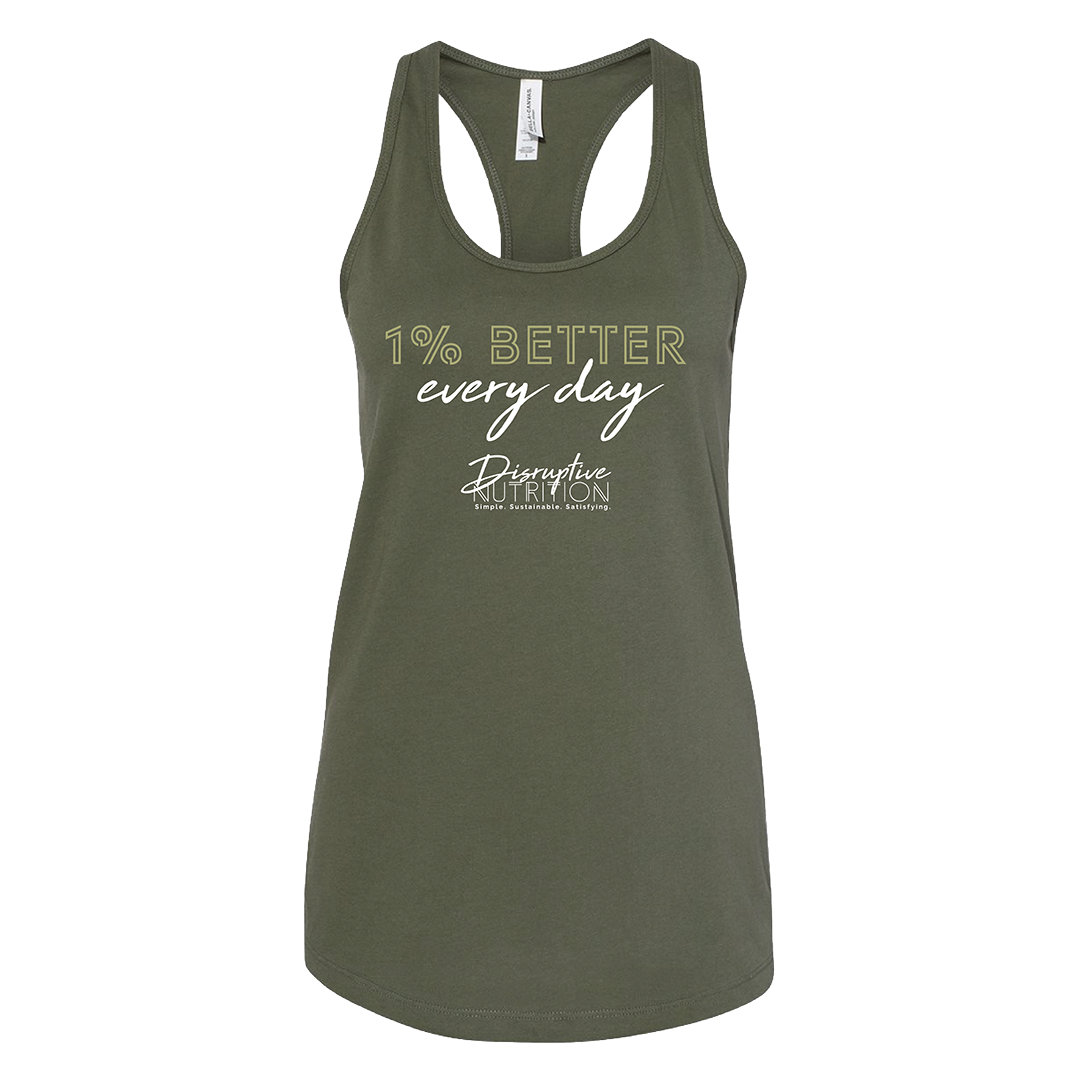 1% Better Every Day Slim-Fit Tank