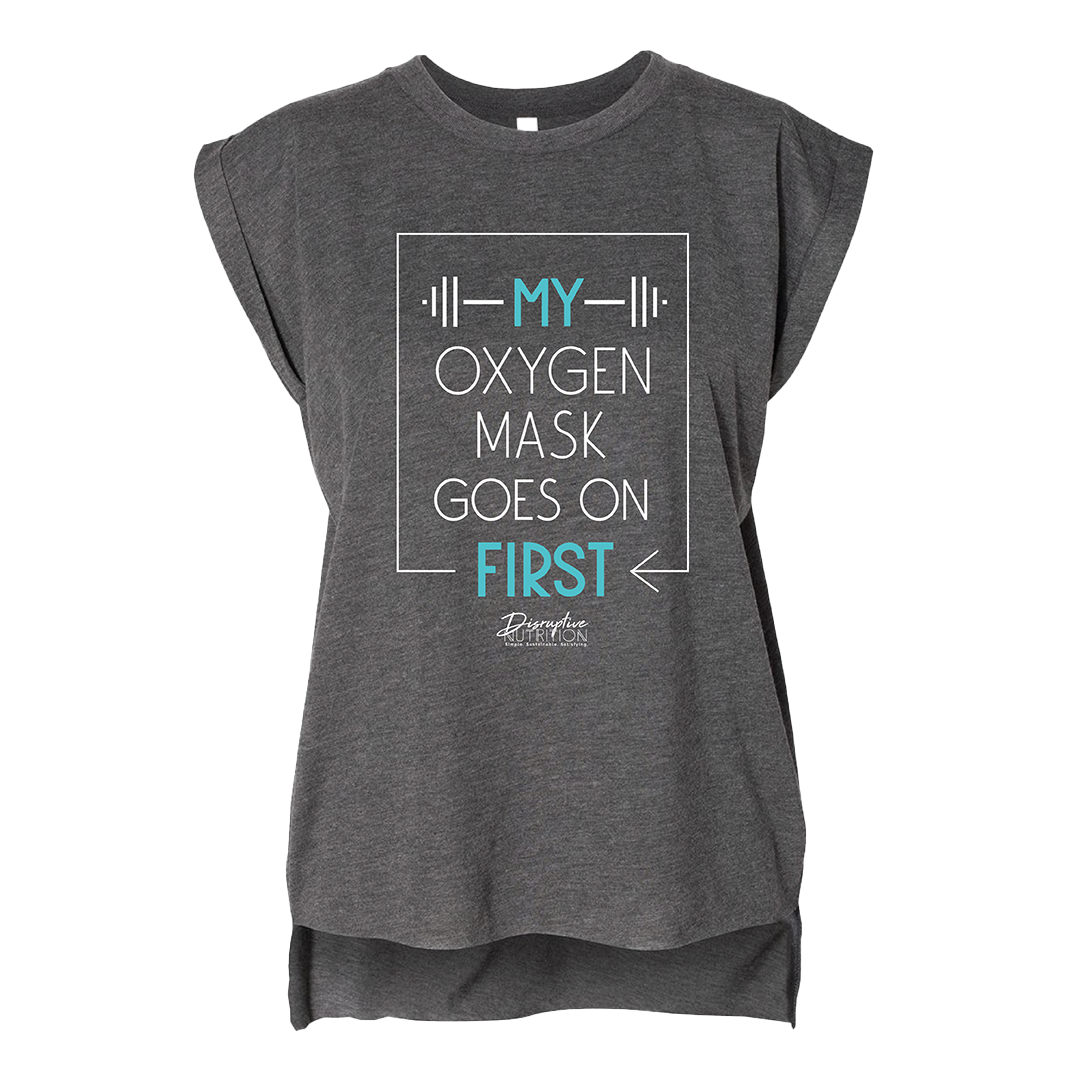 My Oxygen Mask Goes on First Tee - Extended sizes available!